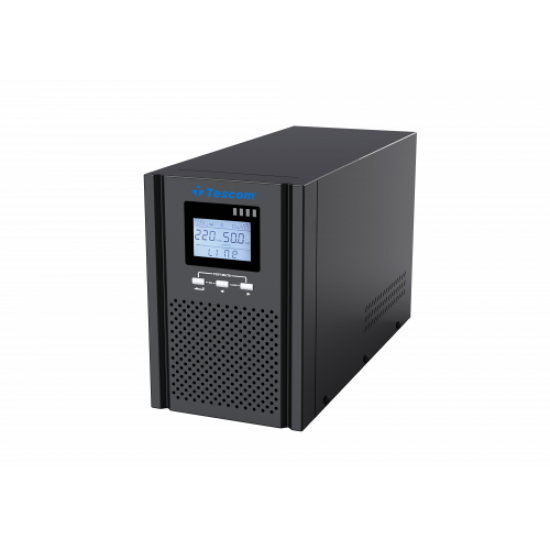 TESCOM Teos+ 1 KVA Online 1F/1F UPS (2x9A Akü)