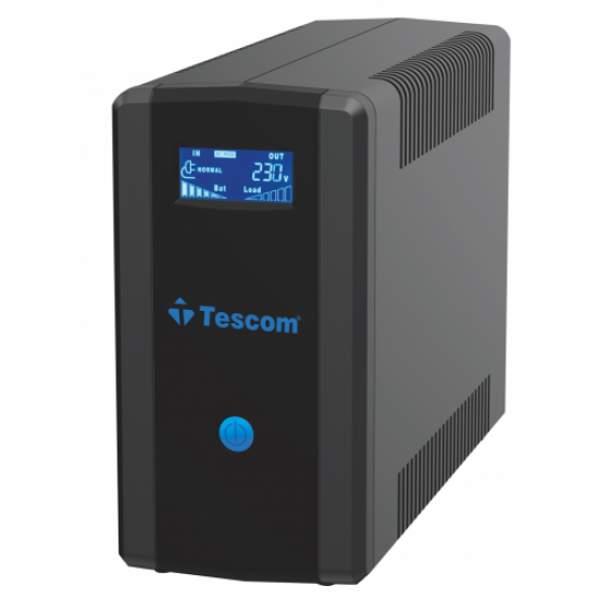 TESCOM Leo+ 1500VA Line Int. UPS (2x9A Akü)