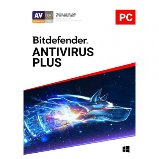 Bitdefender Antivirüs Plus, 1 Kullanıcı , 1 YIL, Kutulu ürün