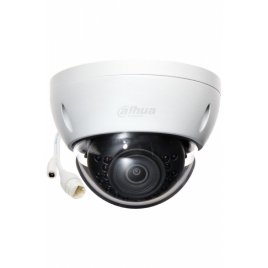 DAHUA IPC-HDBW1230E-S-0280B-S4  2Mpix,  2,8mm Lens, H265+, 30Mt Gece Görüşü, IP67, PoE Dome IP Kamera