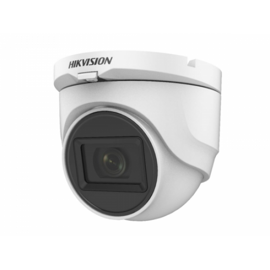 HIKVISION DS-2CE76D0T-ITPFS 2Mpix, 20Mt Gece Görüşü, 2,8mm Lens, Dahili Mikrofon, Plastik Dome Kamera