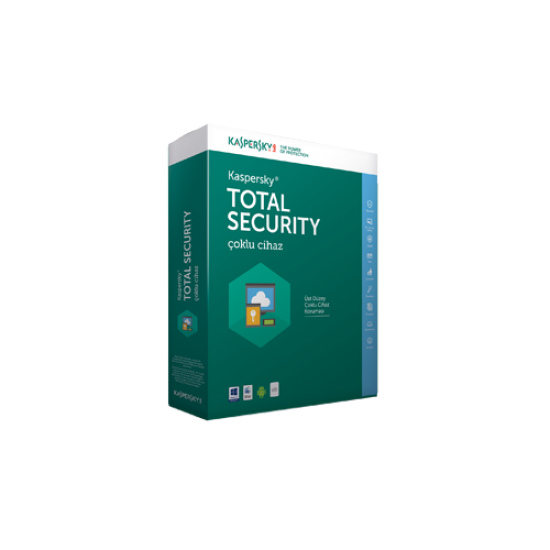 Kaspersky TOTAL SECURITY 3 Kullanıcı , 1 YIL