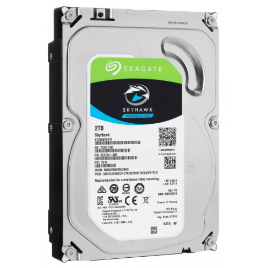 SEAGATE SKYHAWK, ST2000VX015, 3.5, 2TB, 256Mb, 5900Rpm, Güvenlik, HDD