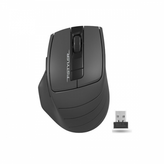 A4 TECH FG30 (Grey) FSTYLER 2,4Ghz Kablosuz Optik Mouse, 10-15Metre, 4 Buton, Nano Alıcı