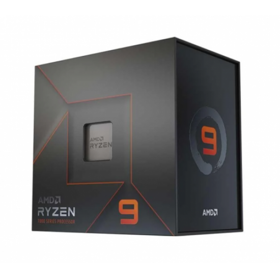 AMD RYZEN 9 7900X 12 Core, 4,70-5.60GHz, 76Mb Cache, 170W,  AM5 Soket, BOX (Kutulu) (Grafik Kart YOK, Fan YOK)