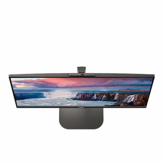 AOC Q27V5CW/BK 27 1ms, 75hz, 2K Quad HD, WebCam, HDMI, DP, Type-C, USB, 2X5W Hoparlör, Pivot, IPS Panel Monitör