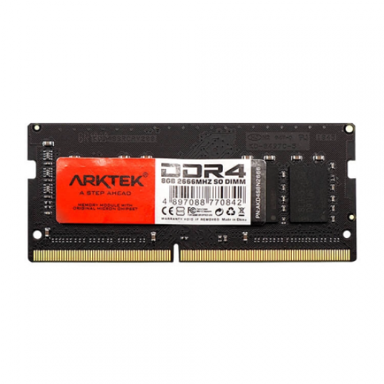 ARKTEK AKD4S8N2666, 8GB, DDR4, 2666Mhz, 1,2V, CL19, Notebook, SODIMM RAM