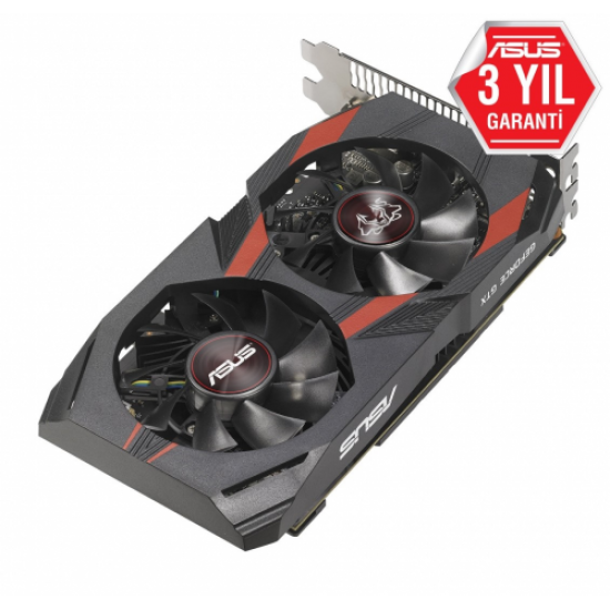 ASUS CERBERUS-GTX1050TI-O4G  4Gb, GDDR5, 128Bit, 1xDVI, 1xHDMI, 1xDP GAMING Ekran Kartı