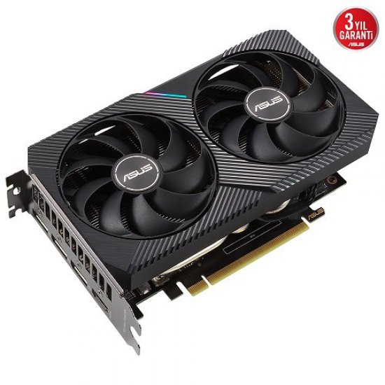 ASUS DUAL-RTX3060-O12G-V2, 12Gb, 192Bit, GDDR6, 192Bit, 1xHDMI, 3xDP GAMING Ekran Kartı