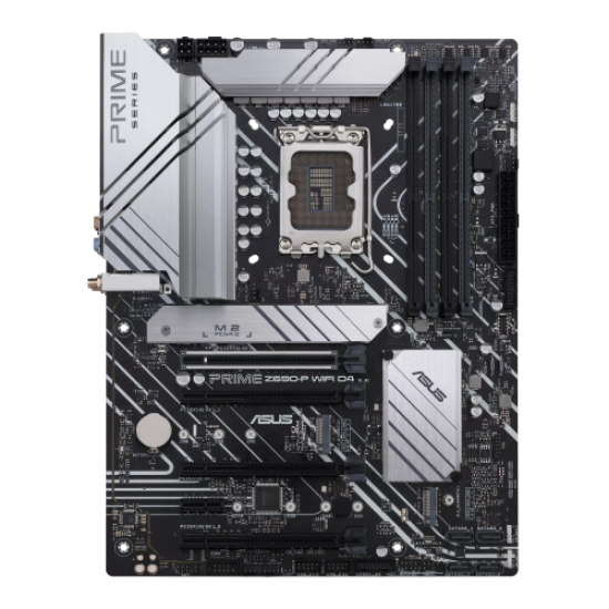 ASUS PRIME Z690-P WIFI D4, 4xDDR4, 3x M.2, HDMI, DP, Type-C, Wi-Fi 6, Bluetooth v5.2, 12.Nesil, LGA1700 Soket, ARGB Gaming Anakart