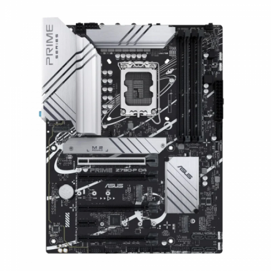 ASUS PRIME Z790-P D4, 4xDDR4, 3x M.2, HDMI, DP, Type-C, 12-13.Nesil, LGA1700 Soket, ARGB Gaming Anakart