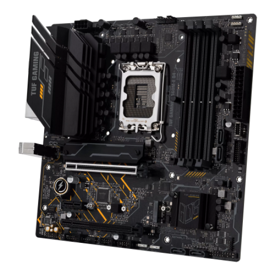 ASUS TUF GAMING B660M-E D4, 4xDDR4, 2x M.2, HDMI, DP, 12.Nesil, LGA1700 Soket, Anakart