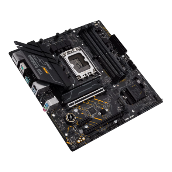 ASUS TUF GAMING B660M-E D4, 4xDDR4, 2x M.2, HDMI, DP, 12.Nesil, LGA1700 Soket, Anakart