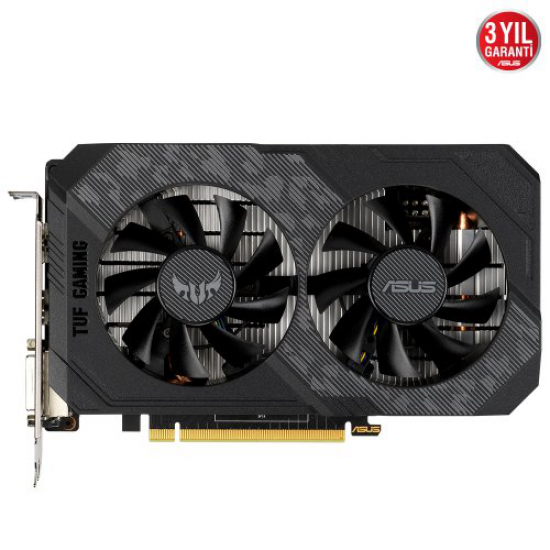 ASUS TUF-GTX1650-O4GD6-GAMING, 4Gb, GDDR6, 128Bit 1xDVI, 1xHDMI, 1xDP GAMING Ekran Kartı