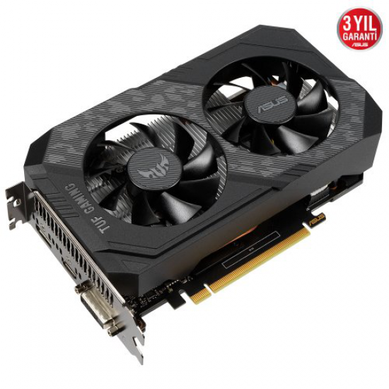 ASUS TUF-GTX1650-O4GD6-GAMING, 4Gb, GDDR6, 128Bit 1xDVI, 1xHDMI, 1xDP GAMING Ekran Kartı