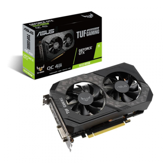 ASUS TUF-GTX1650S-O4G-GAMING, 4Gb, 128Bit, GDDR6, 1xDVI, 1xHDMI, 1xDP, GAMING Ekran Kartı