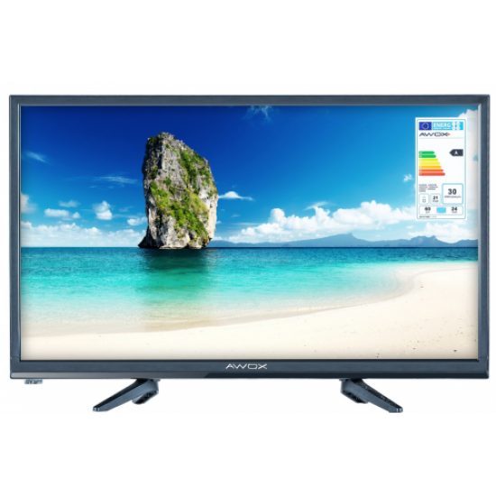 AWOX U2400STR, 24 61cm, HD Ready, Dahili Uydu Alıcılı, 200Hz, Led Televizyon