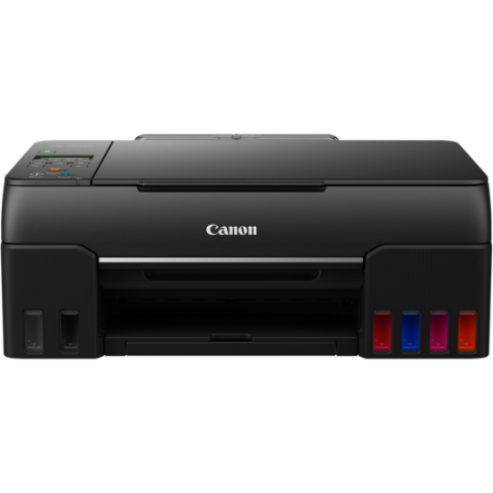 CANON PIXMA G640, Renkli, Mürekkep Mega Tanklı, Yazıcı, Tarayıcı, Fotokopi, Wifi, Bulut  +1 Şişe Orijinal Siyah Mürekkep Hediye