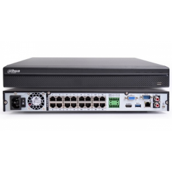 DAHUA  NVR4216-16P-4KS2/L  8Mpix, H265+, 16 Kanal Video,16 Poe, 2 HDD, 1080P Kayıt, 240Mbps Bant Genişliği, NVR