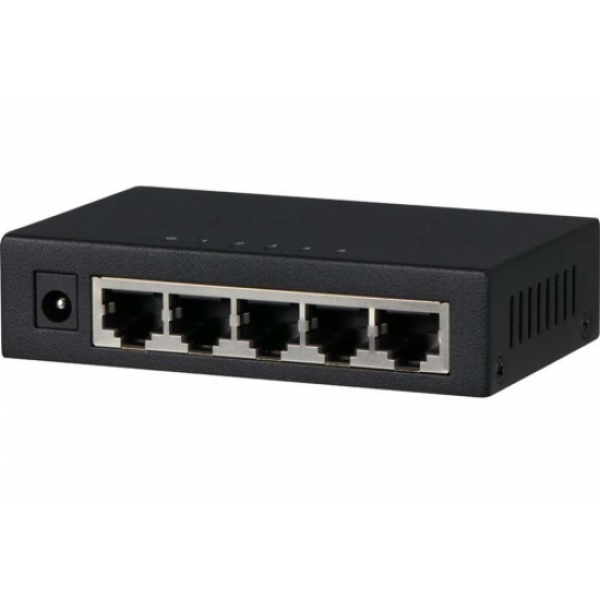 DAHUA PFS3005-5GT-L, 5 Port, Gigabit, Yönetilemez, Masaüstü Switch