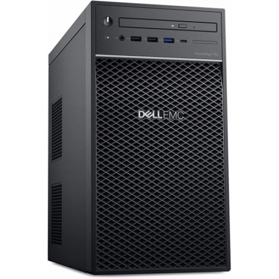 DELL PET40TR1-Q1T, T40, Intel Xeon E-2224G, 16Gb (2x8Gb) ECC UDIMM Ram, 1Tb SSD, 1Tb HDD, 1x300W Power, Free Dos, TOWER, SERVER