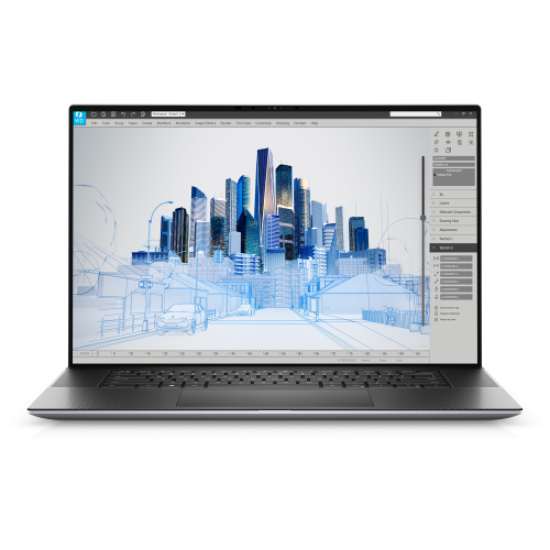 DELL Precision M5760, XCTOP5760EMEA-1, i7-11850H, 17,3 FHD, 16Gb Ram, 256Gb SSD, 4Gb Quadro A2000 Ekran Kartı, Windows10 Pro, Notebook İş İstasyonu