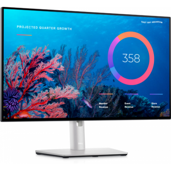 DELL UltraSharp U2422HE, 24 5ms, 60Hz, Full HD, HDMI, DP, USB, Type-C, Hoparlör, Pivot, IPS LED MONİTÖR