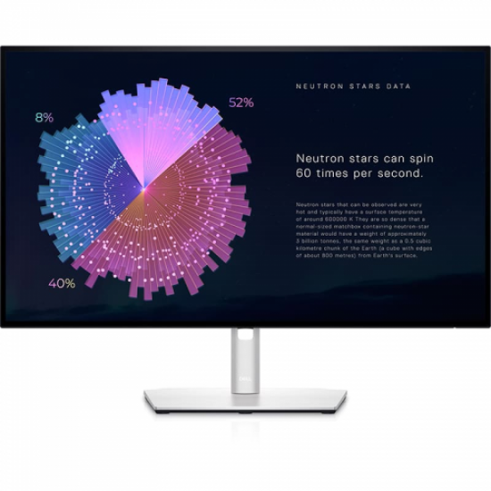 DELL UltraSharp U2722DE, 27 5ms, 60Hz, 2K Quad HD, HDMI, DP, USB, Type-C, RJ45, Pivot, IPS LED MONİTÖR