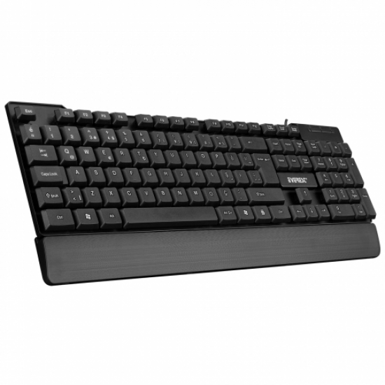 EVEREST KB-2020, USB Kablolu, Türkçe Q, Siyah,  Klavye