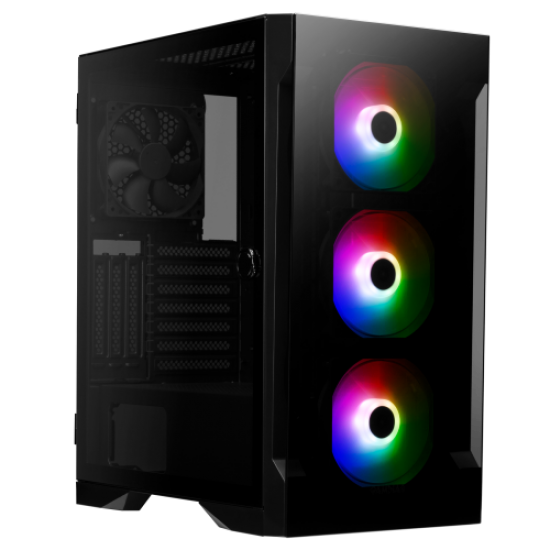 GAMDIAS TALOS E2 Elite, Tempered Glass, ARGB, 500W, GAMING KASA