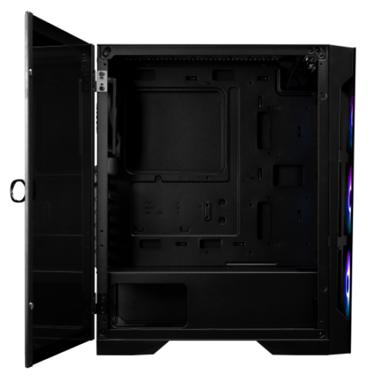 GAMDIAS TALOS E2 Elite, Tempered Glass, ARGB, 500W, GAMING KASA