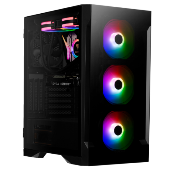 GAMDIAS TALOS E2 Elite, Tempered Glass, ARGB, 600W, GAMING KASA