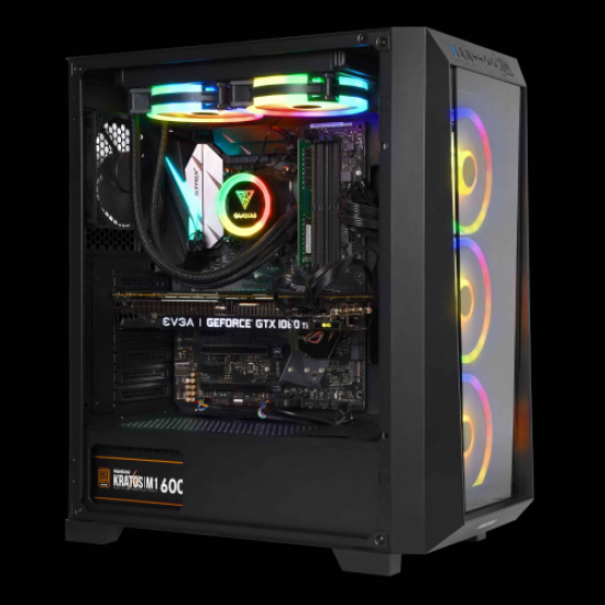 GAMDIAS TALOS M1 Elite, Tempered Glass, ARGB, 750W 80+ Bronze, GAMING KASA