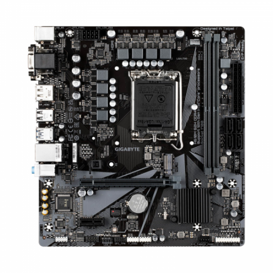 GIGABYTE H610M-S2H, 2xDDR4, M.2, D-SUB, HDMI, DVI, DP, 12.Nesil, LGA1700 Soket, Anakart