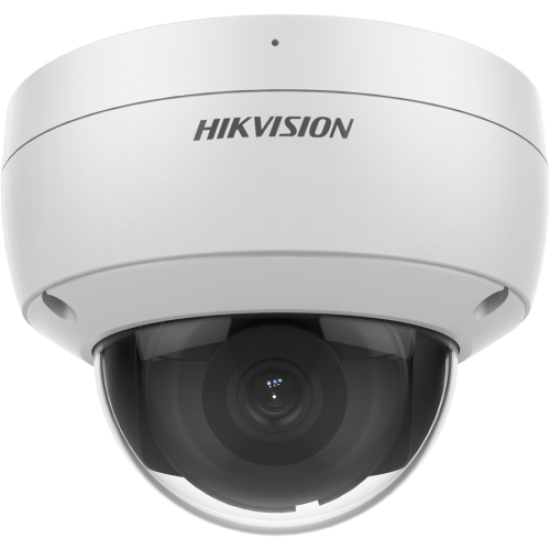 HIKVISION DS-2CD2163G2-IU 6Mpix, 2,8mm Lens, H265+ 30Mt Gece Görüşü, SD Kart, Dahili Mikrofon, IK10, PoE, Dome IP Kamera