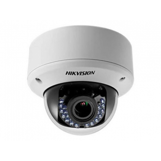 HIKVISION DS-2CE56D0T-VPIR3F 2Mpix 40Mt Gece  Görüşü, 2,8-12mm Lens, İç/Dış Mekan Vandal-Proof Dome Kamera