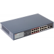 HIKVISION DS-3E0318P-E/M, 16 Port, MegaBit, 16 Port PoE, 130W, +1 Port GigaBit Uplink, +1 Port GigaBit SFP, Yönetilemez, Rack Mount Switch