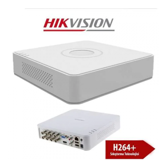 HIKVISION DS-7108HGHI-F1/N 2Mpix H264 8Kanal Video 1Kanal Ses, 1 HDD, 1080P Lite, 5in1 DVR