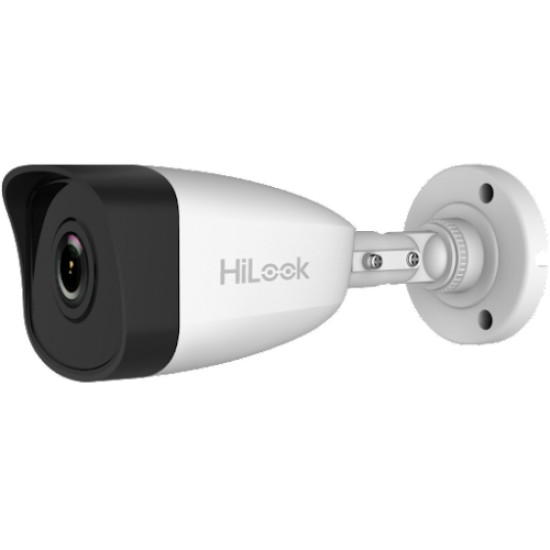 HILOOK IPC-B121H 2Mpix, 2,8mm Lens, H265+, 30Mt Gece Görüşü, PoE, Bullet IP Kamera