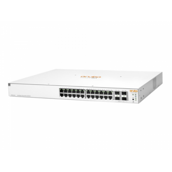 HP Aruba Instant On JL683A 1930-24G, 24Port,  GigaBit, 24 Port PoE, 195W, 4 Port Gigabit SFP, Yönetilebilir, Rack Mount Switch