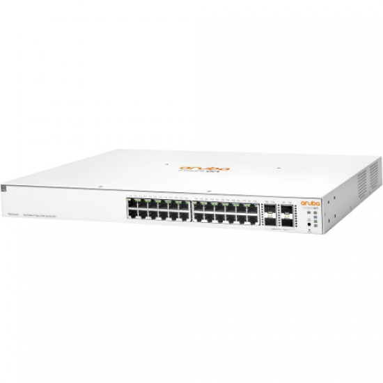 HP Aruba Instant On JL684A 1930-24G, 24Port,  GigaBit, 24 Port PoE, 370W, 4 Port Gigabit SFP, Yönetilebilir, Rack Mount Switch