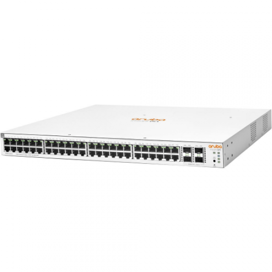 HP Aruba Instant On JL686A, 1930-48G, 48Port,  GigaBit, 48 Port PoE, 370W, 4 Port Gigabit SFP, Yönetilebilir, Rack Mount Switch