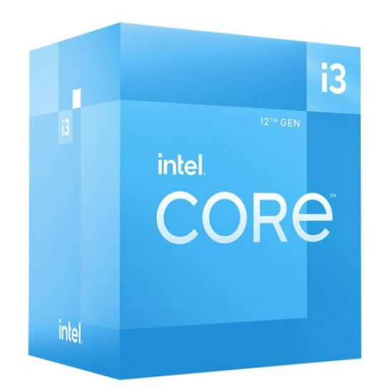 INTEL i3-12100 4 Core, 3.30Ghz, 12Mb, 89W,  LGA1700,12.Nesil, BOX, (Grafik Kart VAR, Fan VAR)