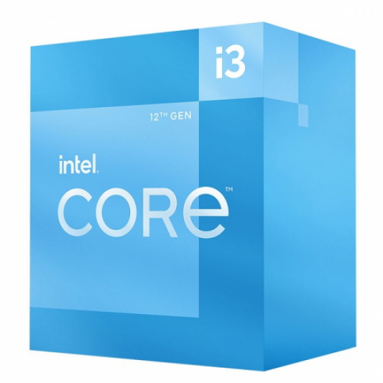 INTEL i3-12100 4 Core, 3.30Ghz, 12Mb, 89W,  LGA1700,12.Nesil, BOX, (Grafik Kart VAR, Fan VAR)