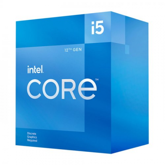 INTEL i5-12400F 6 Core, 2.5Ghz, 18Mb, 65W, LGA1700, 12.Nesil, BOX, (Grafik Kart YOK, Fan VAR)