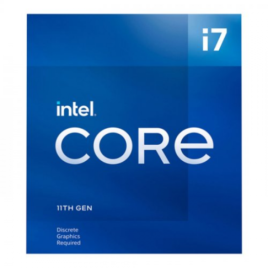 INTEL i7-11700F 8 Core, 2.50Ghz, 16Mb, 65W, LGA1200, 11.Nesil, BOX, (Grafik Kart YOK, Fan VAR)