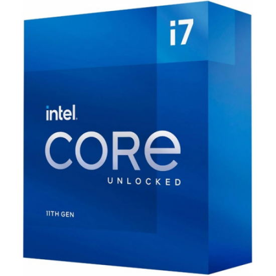 INTEL i7-11700K 8 Core, 3.60Ghz, 16Mb, 125W, LGA1200, 11.Nesil, BOX, (Grafik Kart VAR, Fan YOK)