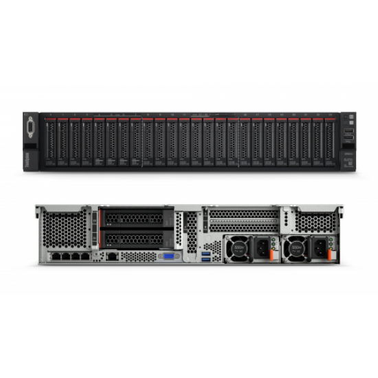 LENOVO 7X06A0B9EA, SR650, Intel Xeon Silver 4214, 16Gb RDIMM Ram, 2x960Gb SSD, 1x750W Power, Free Dos, 2U Rack, SERVER