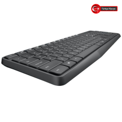 LOGITECH MK235, 920-007925, Kablosuz, Türkçe Q, Klavye Mouse Ser