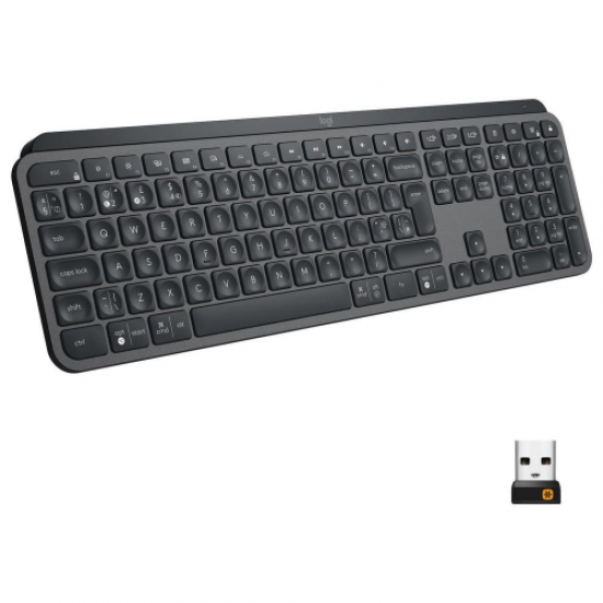 LOGITECH MX Keys, 920-010087, Bluetooth, Türkçe Q, Multimedya, Aydınlatmalı, Klavye